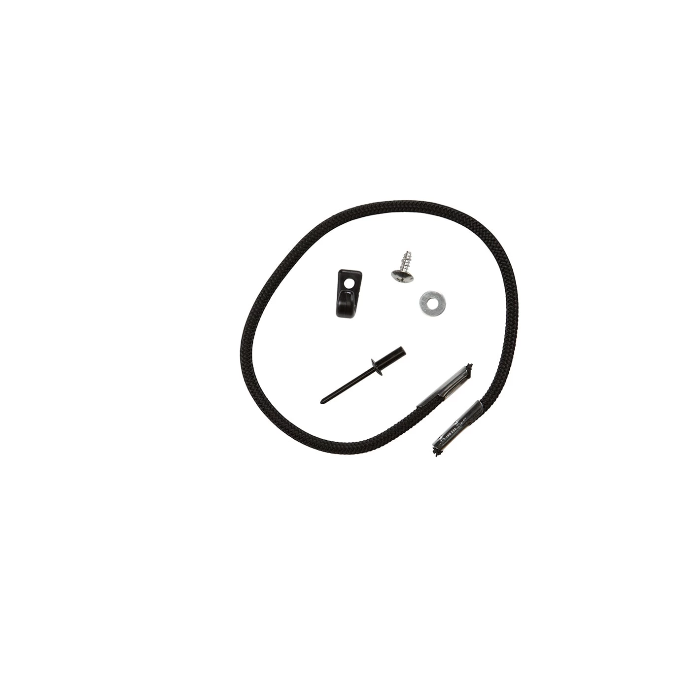 Black 16" (40.6 Cm) Multi-purpose Bungee Cord With Hook 3 Black 16" (40.6 Cm) Multi-purpose Bungee Cord With Hook