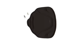 Black Ergoform™ - Seat Only